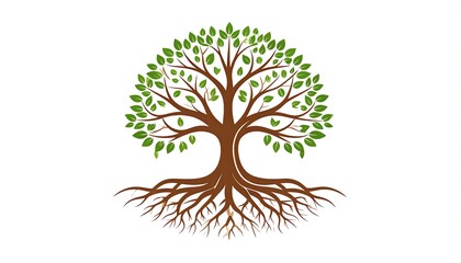 Fototapeta premium Circular tree graphic