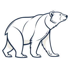 polar bear vector