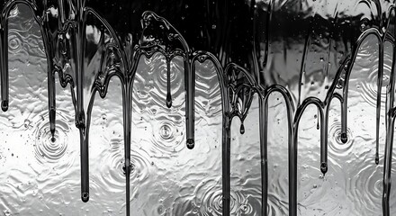 Green digital rain of binary code cascading down, creating a futuristic, immersive digital landscape.