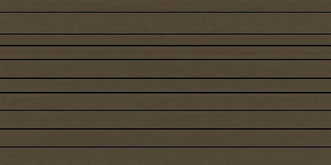 Obraz premium Dark brown horizontal grooved surface, possibly siding or paneling, showing uniform lines and texture