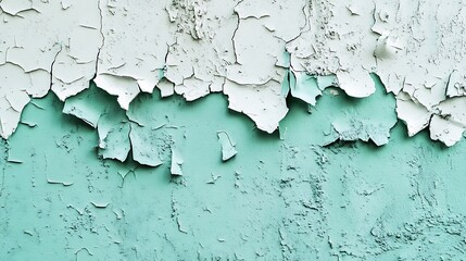 Obraz premium Old blue wall with weathered texture and aged concrete surface