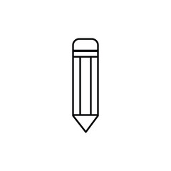 School supplies icon design with outline style