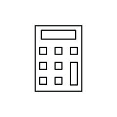 School supplies icon design with outline style