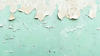 Obraz premium Old blue wall with weathered texture and aged concrete surface