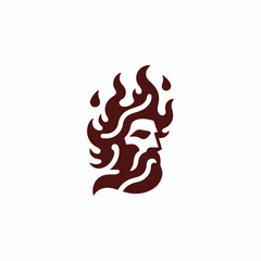 Fire god logo