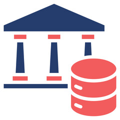 Data Governance solid color icon