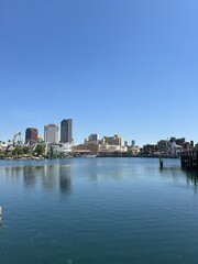 Naklejka premium the sea of the city