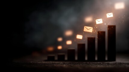 Email subscriber list growth chart