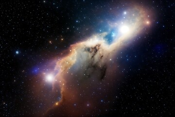 Obraz premium Deep Space Galaxy