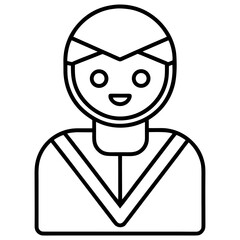 Obraz premium task assignment icon one line art