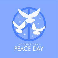 vector international day of peace background template