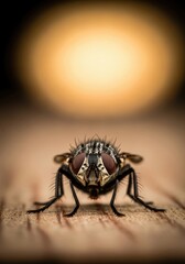 Fototapeta premium Macro Close-up of a Housefly