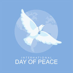 vector international day of peace background template