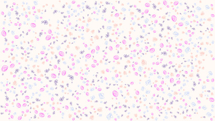 SEAMLESS HAND DRAWN DOODLE BLOB SHAPES PATTERN TEXTURE COLORFUL TEMPLATE ABSTRACT BACKGROUND TRENDY DESIGN VECTOR