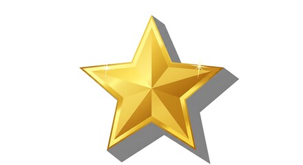 Obraz premium Gold Star of Success