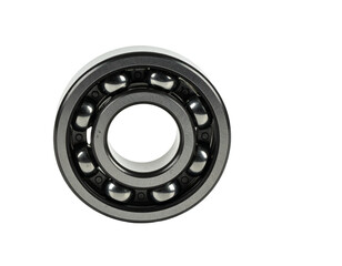 Plastic Ball Bearing Isolated on White