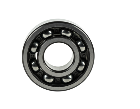 Plastic Ball Bearing Isolated on White