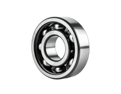 Plastic Ball Bearing Isolated on White