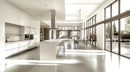 Stylish Open Plan High Resolution Picture