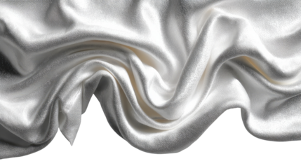 Elegant Fabric: The delicate folds and luminous texture of a flowing fabric create a mesmerizing visual narrative.