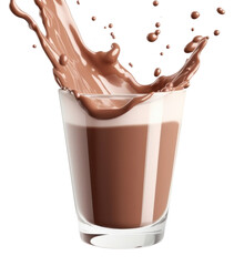 PNG Chocolate milk dessert drink food.