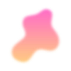 Colorized Abstract smoky steam Liquid Blob with Gradient Style 2