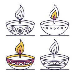 burning candle icon