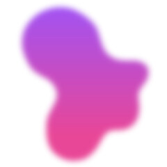 Colorized Abstract smoky steam Liquid Blob with Gradient Style 9