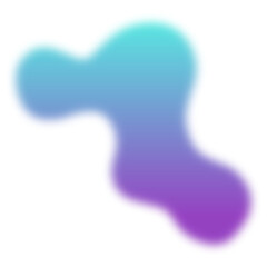 Colorized Abstract smoky steam Liquid Blob with Gradient Style 10