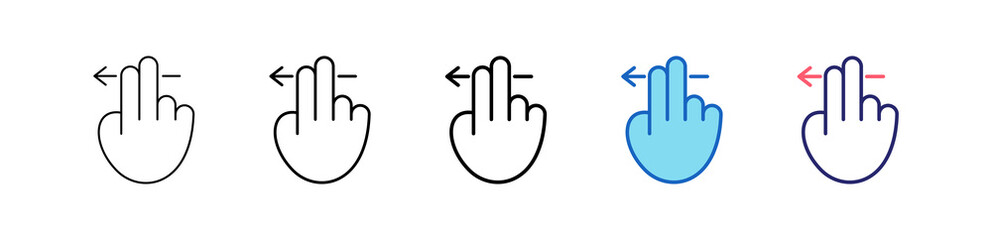 Obraz premium Swipe Left