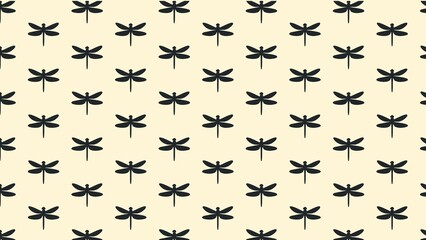 Dragonfly VECTOR PATTERN DESIGN