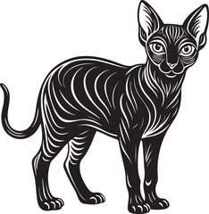 A cute, cartoon illustration of a striped zebra is isolated on a white background