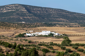 Paysage rural dans le nord-est de la Tunisie