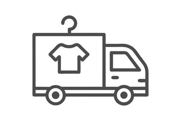 This illustration features an ambulance, a delivery truck with a box, and a van carrying a gift, all symbols of transportation and essential services