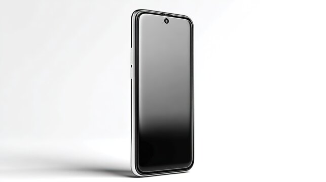 Sleek Modern Smartphone Mockup with Minimalist Design and Metallic Frame - Powered by Adobe