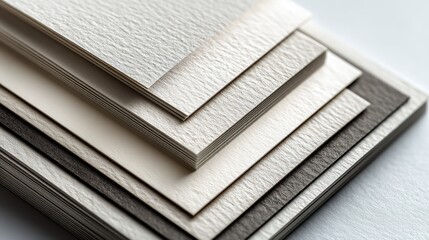 "Textured Paper Samples in Neutral Tones for Graphic Design and Craft Projects"