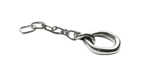 Empathy symbol keychain blank accessory mockup concept transparent background