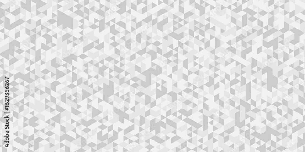 Poster geometric white, gray cube square low polygon texture wallpaper. abstract surface creative diamond p