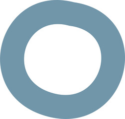 Abstract Blue ring graphic