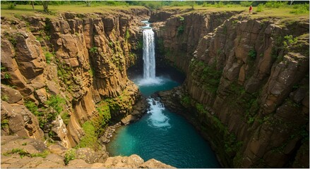 The Majestic Tiers of Tanggedu Waterfall Sumba's Grand Canyon
