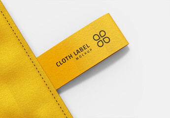 Clothing Label Mockup Template