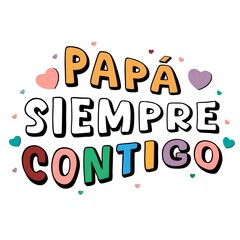 Spanish father's day deisgn greeting cards