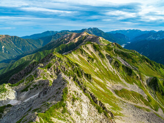 赤牛岳（水晶岳から）
