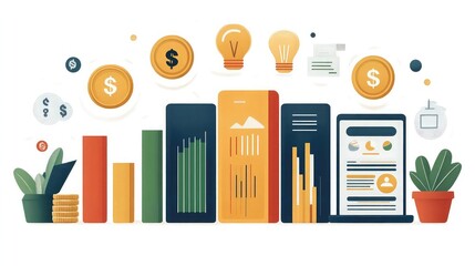 Money saving hacks and tips infographics showing couponing budgeting smart shopping bill negotiation energy savings visualization of financial discipline techniques