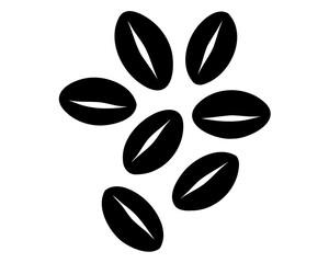 Seeds, Watermelon seeds isolated vector element 