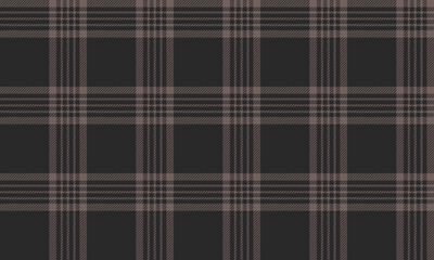 Obraz premium Seamless plaid pattern, black, light pink for textile and clothing design, skirts, pants, shirts, aprons, adding a stylish contemporary charm, vector illustration.
