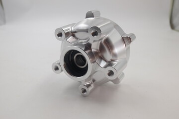 Front wheel Hub isolated on white background