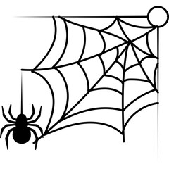 Halloween Spider Corner