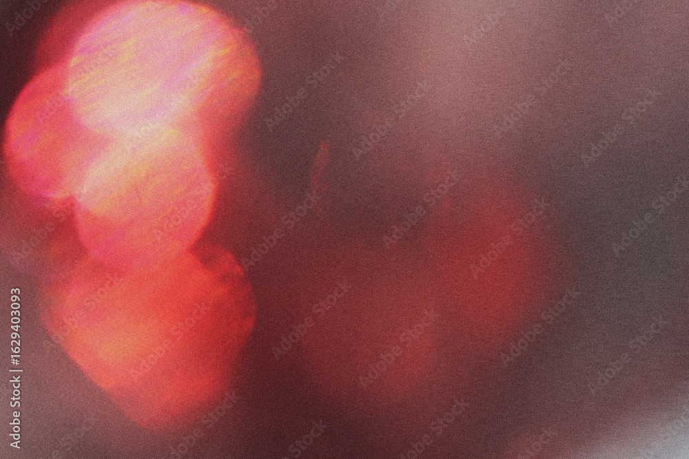 Poster red light leaks on dark background. abstract background for design with random shapes. colorful ligh