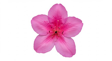 Fototapeta premium 鮮やかピンク 満開のアザレア 柔らかな光輝く. AI Generated